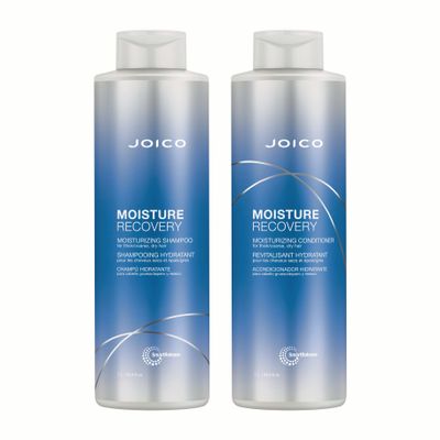 Joico Moisture Recovery Moisturizing Shampoo & Conditioner | For Thick, Coarse, Dry Hair | Restore Moisture, Smoothness, Strength, & Elasticity | Reduce Breakage | With Jojoba Oil & Shea Butter