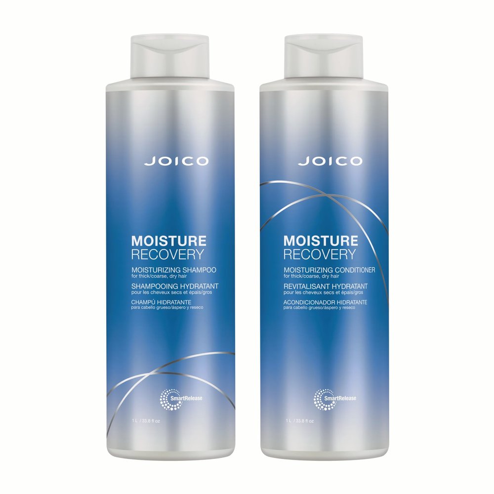 Joico Moisture Recovery Moisturizing Shampoo & Conditioner | For Thick, Coarse, Dry Hair | Restore Moisture, Smoothness, Strength, & Elasticity | Reduce Breakage | With Jojoba Oil & Shea Butter