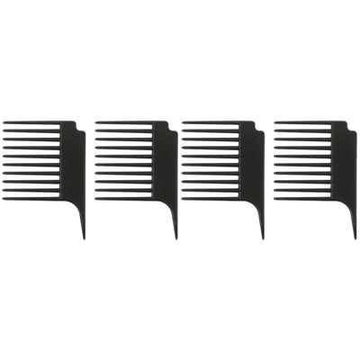 LALAFINA 4pcs Curly Hair Comb Wide Tooth Styling Combs for Detangling and Scalp Lightweight and Hairdressing Accessories for Men Women Boys and Girls
