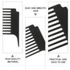 LALAFINA 4pcs Curly Hair Comb Wide Tooth Styling Combs for Detangling and Scalp Lightweight and Hairdressing Accessories for Men Women Boys and Girls view 4