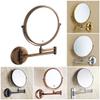 Antique Bronze Beauty Mirror, Hotel Wall Mounted Folding Makeup Mirror, 3X Magnifying Double Sided Mirror,Extendable Double Sided Vanity Mirror 8 Inch A view 2