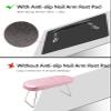 (MAT ONLY) Nail Art Table Mat, Nail Arm Rest Pad for Acrylic Nails, Soft Microfiber PU Leather Nail Mat for Table, Foldable Nail Hand Rest Pillow Manicure Pad, Acrylic Nail Desk Mat for Nail Cushion view 3