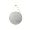 WORDFUN Wall Mounted Bathroom Mirror Beauty Salon Makeup Mirror, Round Metal Frame Decorative Mirror Strong and Durable Strong Stability Fine Polishing for Makeup, Haircut, Shaving, Facials Care view 1