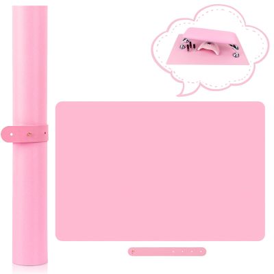 (MAT ONLY) Nail Art Table Mat, Nail Arm Rest Pad for Acrylic Nails, Soft Microfiber PU Leather Nail Mat for Table, Foldable Nail Hand Rest Pillow Manicure Pad, Acrylic Nail Desk Mat for Nail Cushion