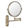 Beauty Mirror,10X Hotel Bathroom Wall Mounted Makeup Mirror, 8 Inch Extendable Mirror Foldable Telescopic Magnifying Double-Sided Shaving Mirror for Bathroom Vanity Bronze 6 inches 3X view 1
