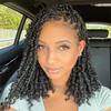 Passion Twist Crochet Hair 12Inch Passion Twist Hair 8 Packs Soft Pre-Twisted Short Passion Twist Crochet Hair for Black Women (12inch(pack of 8),1B)  view 1