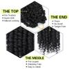 Passion Twist Crochet Hair 12Inch Passion Twist Hair 8 Packs Soft Pre-Twisted Short Passion Twist Crochet Hair for Black Women (12inch(pack of 8),1B)  view 4