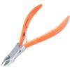 AAProTools 4" Professional Cuticle Nippers Acrylic Nail Clippers with Orange Handle view 1