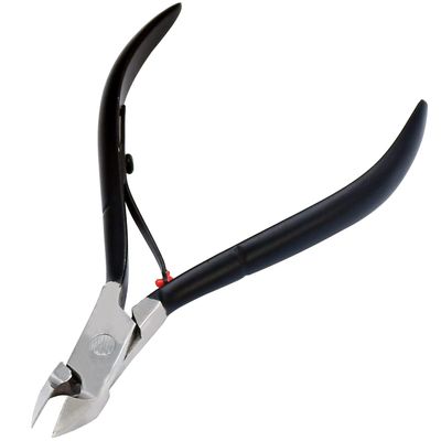 AAProTools 4" Professional Cuticle Nippers Acrylic Nail Clippers With Black Handle