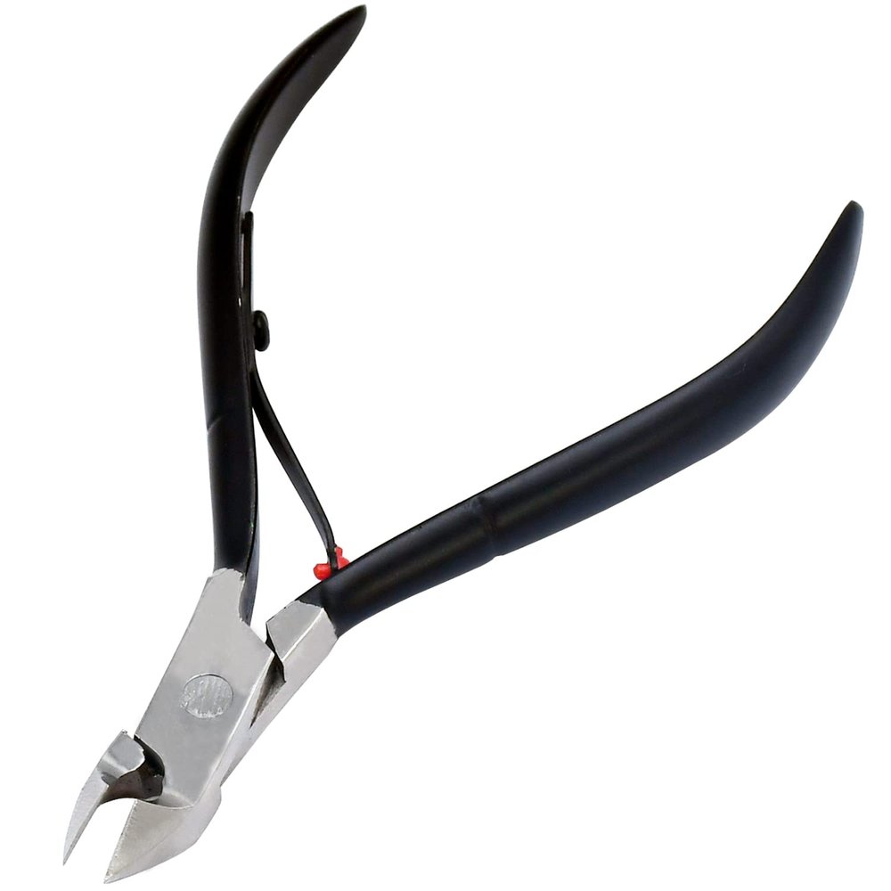 AAProTools 4" Professional Cuticle Nippers Acrylic Nail Clippers With Black Handle