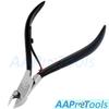 AAProTools 4" Professional Cuticle Nippers Acrylic Nail Clippers With Black Handle view 2
