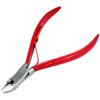 AAProTools Cuticle Nipper 1/2 Jaw Cuticle Remover Double Spring Color Handle Cuticle Clipper Stainless Steel Trimmer Cutter Scissor for Manicure DIY Nail Care (Red) view 1