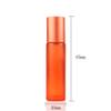 LALAFINA Glass Containers 7Pcs 10ml Colorful Frosted Roll on Bottles Glass Roller Bottles with Stainless Steel Roller Balls Refillable for Perfume Essential Oil view 3