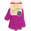 Evridwear Exfoliating Dual Texture Bath Gloves for Shower, Spa, Massage and Body Scrubs, Dead Skin Cell Remover, Gloves with Hanging Loop (1 Pair Innuendo Heavy Glove) view 1