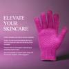 Evridwear Exfoliating Dual Texture Bath Gloves for Shower, Spa, Massage and Body Scrubs, Dead Skin Cell Remover, Gloves with Hanging Loop (1 Pair Innuendo Heavy Glove) view 4