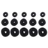 SHERCHPRY 15pcs Hair Bun Maker Flexible Donut Chignon Tool for Women Girls Includes for Up- and Ponytails Soft Natural Look view 1