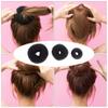 SHERCHPRY 15pcs Hair Bun Maker Flexible Donut Chignon Tool for Women Girls Includes for Up- and Ponytails Soft Natural Look view 2