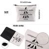 G2TUP Crow Lover Gift Conspiracy To Murder Makeup Bag Black Crow Cosmetic Bag Bird Lover Gift Bird Watching Gift True Crime Zipper Travel Bag (Conspiracy To Murder White Bag) view 3