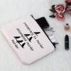 G2TUP Crow Lover Gift Conspiracy To Murder Makeup Bag Black Crow Cosmetic Bag Bird Lover Gift Bird Watching Gift True Crime Zipper Travel Bag (Conspiracy To Murder White Bag) view 4