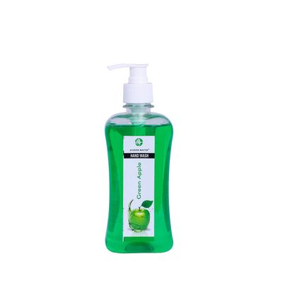 Advanced Skincare Moisturizing Liquid Green Apple Hand Wash Dispenser Bottle, Fights 100+ Illness Causing Germs (Medium)