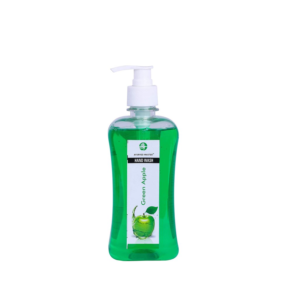 Advanced Skincare Moisturizing Liquid Green Apple Hand Wash Dispenser Bottle, Fights 100+ Illness Causing Germs (Medium)