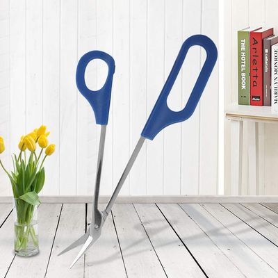 Cyrank Long Handle Toenail Scissors, Toenail Clippers with Easy Reach Handle for Seniors Thick Toenails, 20cm