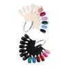 minkissy 4pcs Shaped Nail Display Sticks Sample Tips for Nail Art Practice Material for Manicure Training Salons and Homes view 3