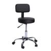 Naomi Home Adjustable Salon & Spa Stool Black/Without Foot Rest view 1