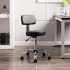 Naomi Home Adjustable Salon & Spa Stool Black/Without Foot Rest view 2