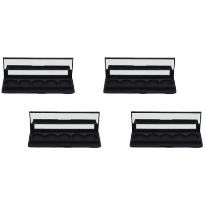 minkissy 4pcs Empty Eyeshadow Case Compartments for Makeup Organization Lightweight Subpackaging for Eyeshadow Blush and Powder Cosmetics