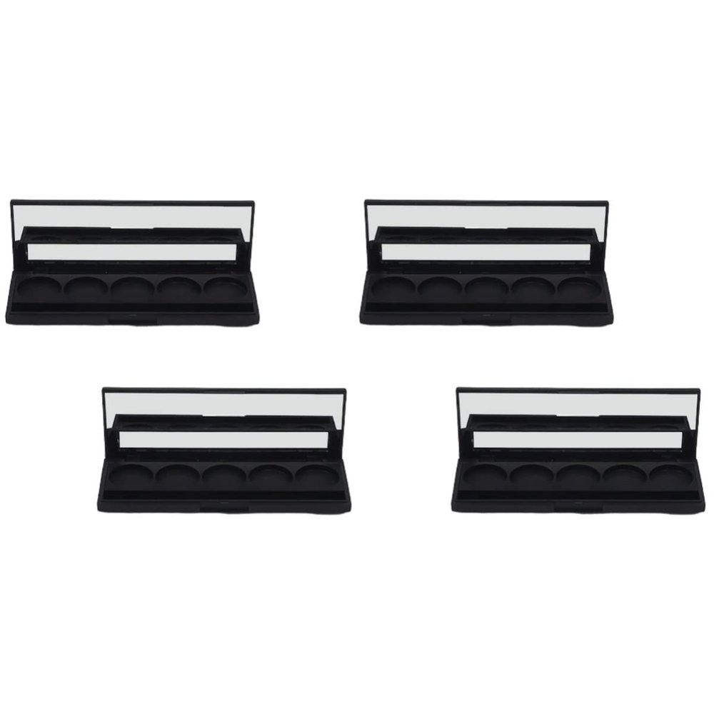 minkissy 4pcs Empty Eyeshadow Case Compartments for Makeup Organization Lightweight Subpackaging for Eyeshadow Blush and Powder Cosmetics
