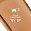 L'Oreal Paris True Match Super-Blendable Foundation, Medium Coverage Liquid Foundation Makeup, W7, Medium Deep, 1 Fl Oz view 2