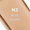 L'Oreal Paris True Match Super-Blendable Foundation, Medium Coverage Liquid Foundation Makeup, N3, Light Medium, 1 Fl Oz view 2