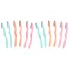 Beaupretty 12pcs Portable Eyebrow Trimmer for Women Design for Precise Grooming of Eyebrows Facial Hair Bikini Area Lightweight Easy to Use Random Colors view 1