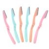 Beaupretty 12pcs Portable Eyebrow Trimmer for Women Design for Precise Grooming of Eyebrows Facial Hair Bikini Area Lightweight Easy to Use Random Colors view 3