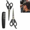 3 Pc Hair Cutting Barber Set Shears Professional Scissors Trimmer Comb Haircut view 3