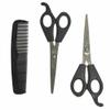3 Pc Hair Cutting Barber Set Shears Professional Scissors Trimmer Comb Haircut view 4