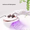 Yinhing Anti Gloves, 3 Pairs Anti Gloves, Short Professional Gloves for Manicures, Anti Light Gel Manicure Gloves for Nails view 2