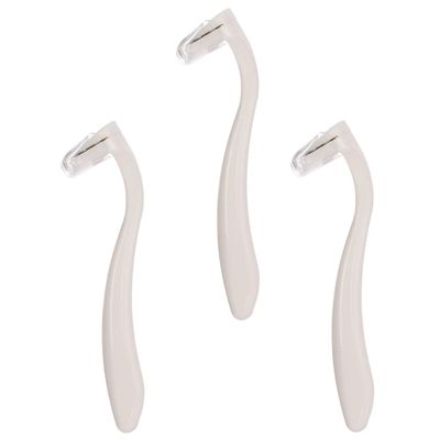 Healvian Womens Manual Razors Manual Razors for Women Armpit Shaver for Women Hair Trimmer Women 3pcs Lady Razor Bikini Trimmer