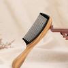 Beavorty 2pcs Natural Sandalwood Horn Comb Detangler Round Handle for Hairdressing Accessories view 3