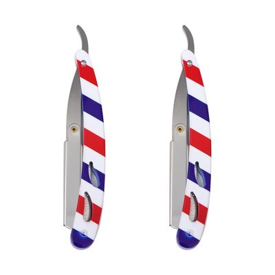 PRETYZOOM 2pcs old straight razor custom straight razors mens razors for shaving beard grooming trimming kit sharpening mens shaver replaceable man set