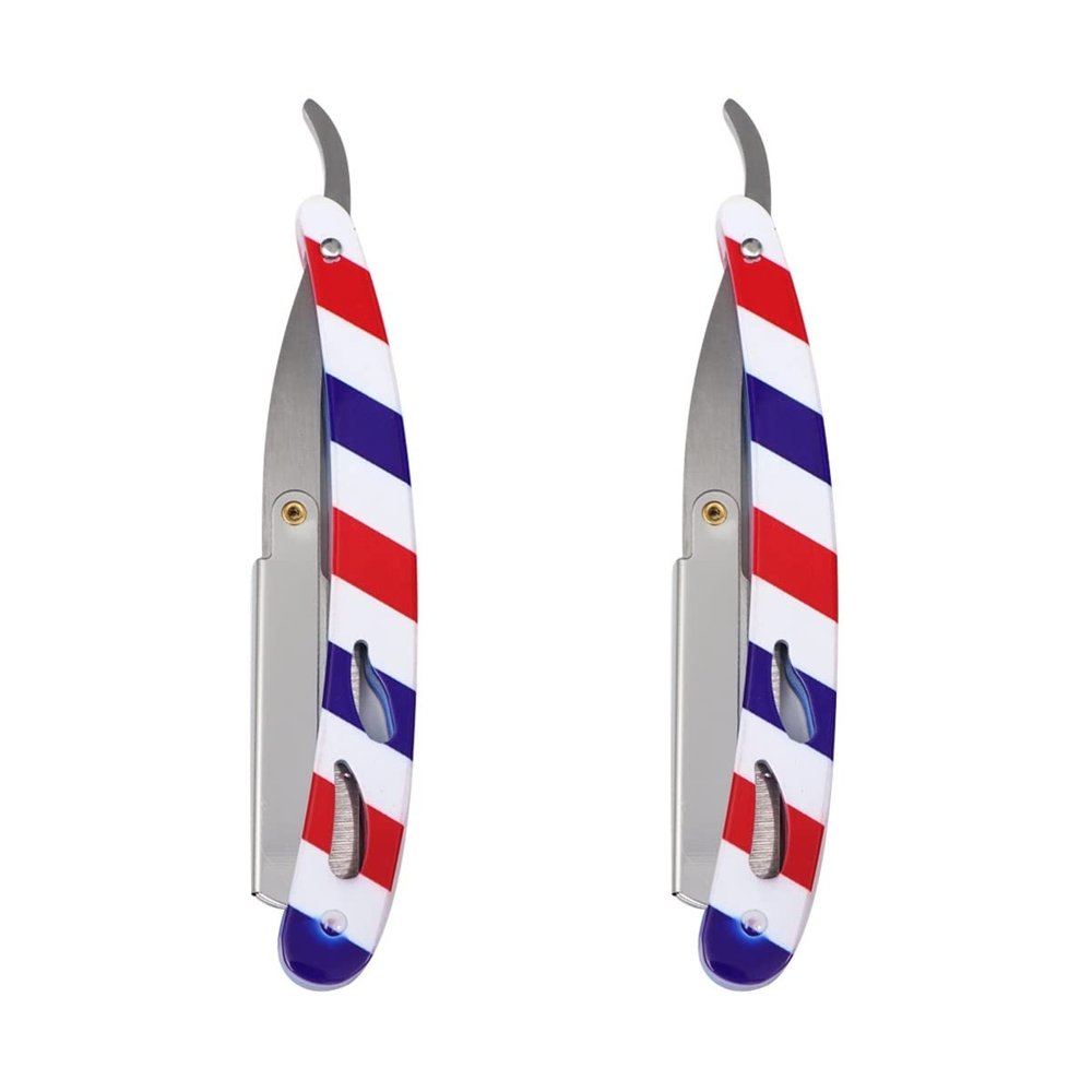 PRETYZOOM 2pcs old straight razor custom straight razors mens razors for shaving beard grooming trimming kit sharpening mens shaver replaceable man set