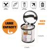 Rough Enough Clear Makeup Bag Leakproof Cosmetic Large Clear Toiletry Bag Organizer Case for Travel Gym Beach view 3