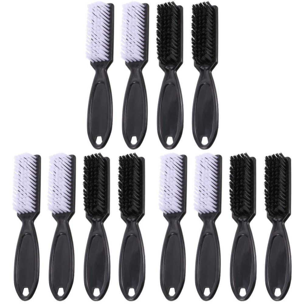 LALAFINA 12pcs Cleaning Brush Neck Duster and Hair Sweep Brushes for Haircut Salon and Home Use Essential Barber Tools