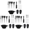 LALAFINA 33pcs Hair Dyeing Brush and Bowl Set Professional Hair Mixing Kit for Home Use Easy Application Tools Ear Caps and Salon Use view 1
