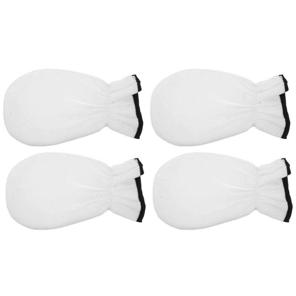 minkissy 2pairs Exfoliating Gloves for Women Moisturizing Beauty Care and Hand Treatment Nourishing Oils for Dry Skin and