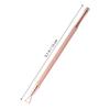 LALAFINA 8pcs Stainless Steel Cuticle Pusher Triangle Gel Polish Remover Tool for Manicure and Pedicure Ergonomic Handle Rose for Nail Art and Salon Use view 2