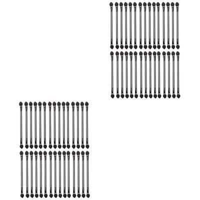 minkissy 60pcs Travel Makeup Brush Eye Shadow Brushes Soft Bristles Double-headed Sticks Beauty Kit