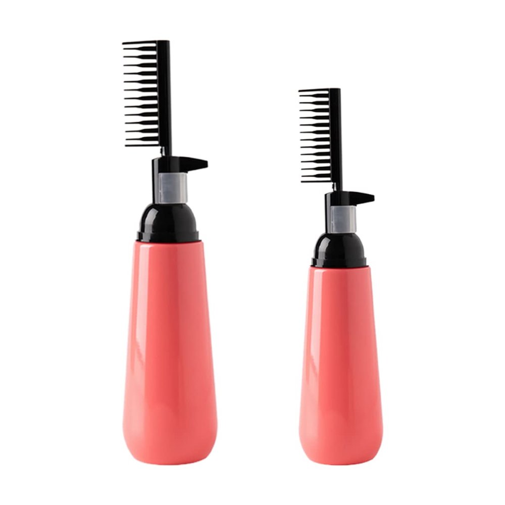 Lurrose Hair Dye Bottle Root Comb Applicator Bottle 2 pcs 130ml and 200m