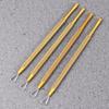 LALAFINA 8pcs Stainless Steel Cuticle Pusher Gel Polish Remover Tool for Manicure and Pedicure Ergonomic Handle for Comfortable Grip for Home and Salon Use view 4